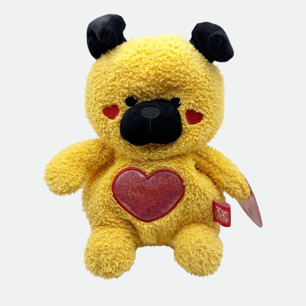BumBumz Prescott The Cupid Pug Dog SweetBumz Plush 7.5" NEW
